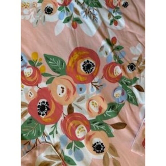 NWT - CUDDLE DUDS Short Sleeve V-Neck Top with Short Pajama Set - Size S - Peach - Picture 3 of 7